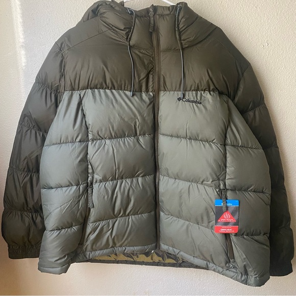 Columbia Pike Lake II Jacket Women 2X Colorblock Insulated Omni-Heat Puffer - Picture 1 of 16
